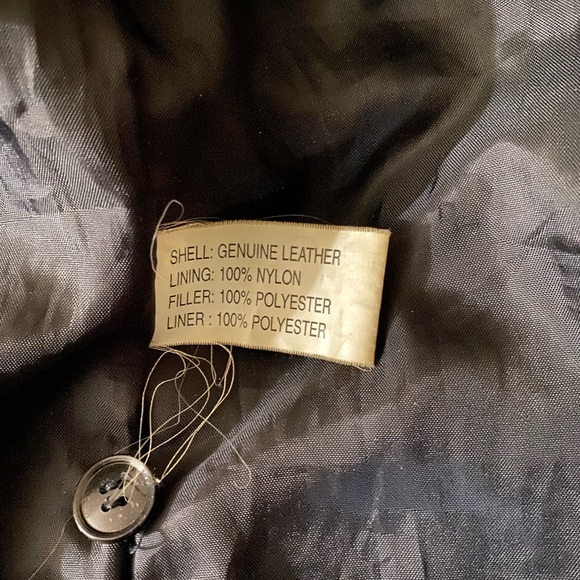 Gianni Ferrara Men's 3 Quarter Length Leather Coat - Picture 6 of 6